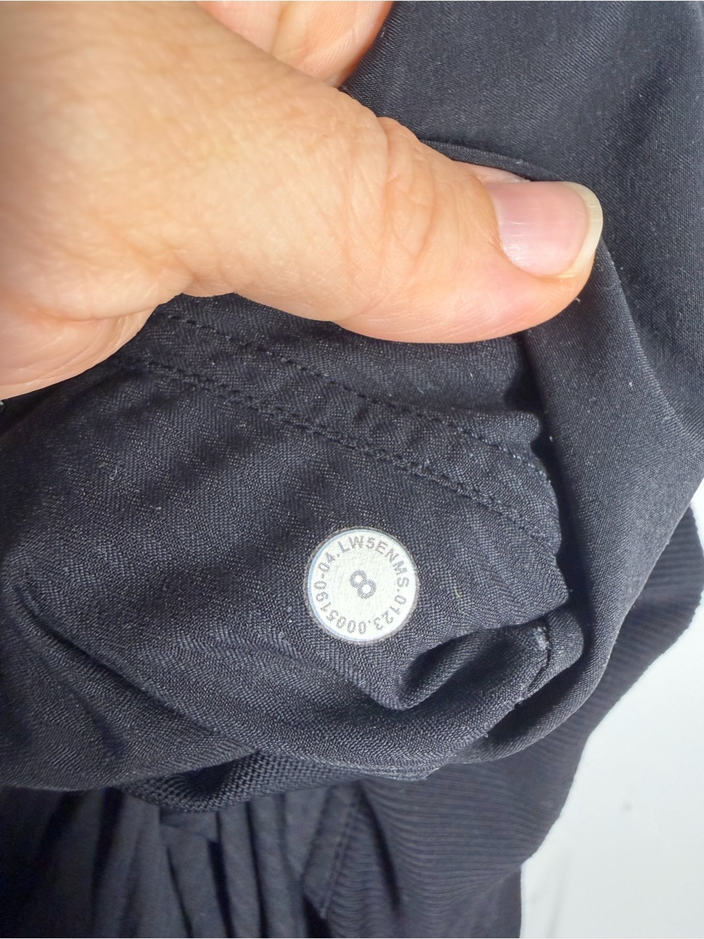 Lululemon Dance Studio Mid Rise Jogger Pants Full Length Black Travel Womens 8 - Picture 13 of 13